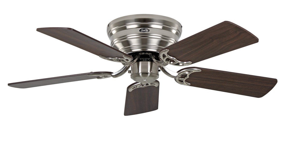 Deckenventilator Classic FLAT 75 / 103 / 132 cm extra flach Chrom